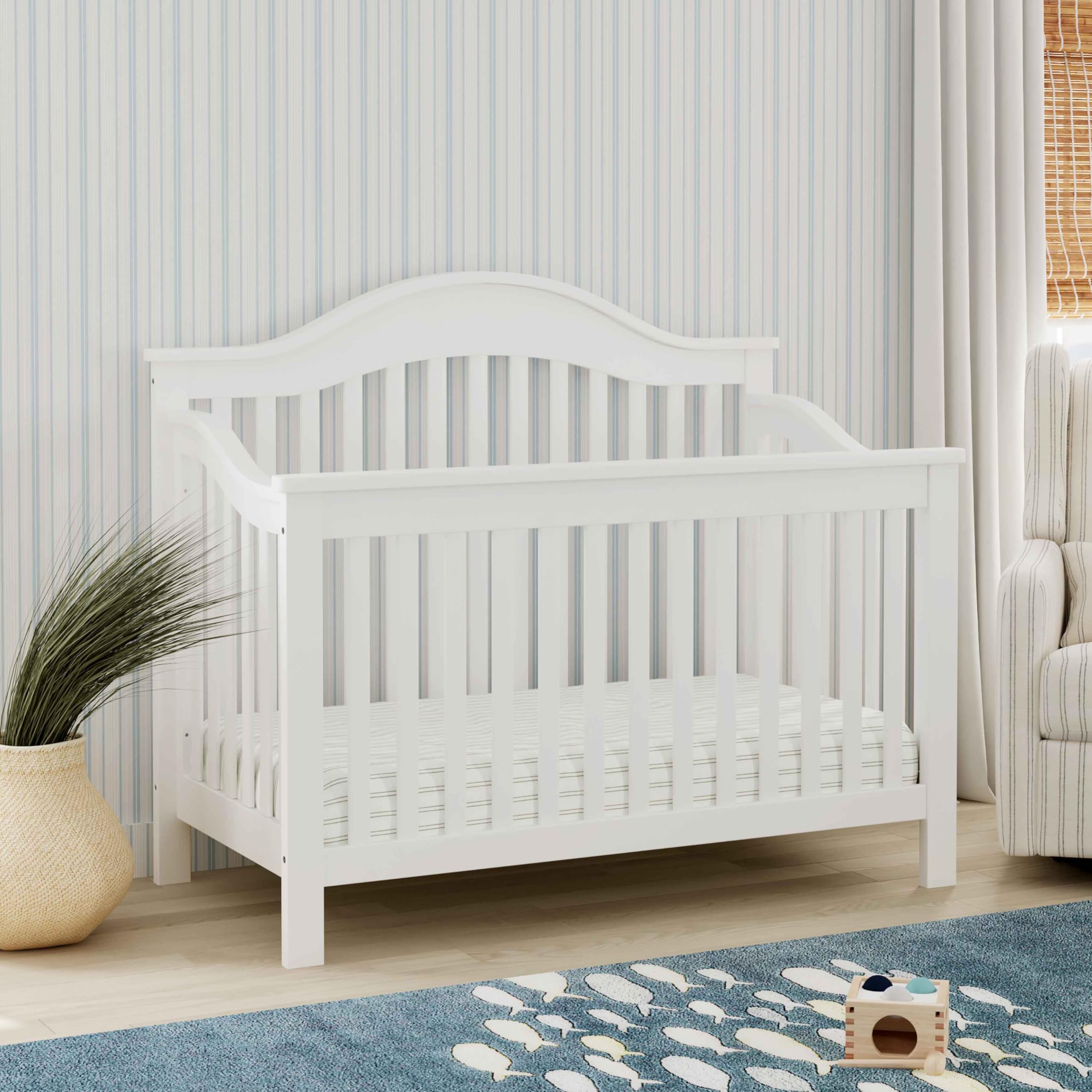 DaVinci Jayden 4-in-1 Convertible Crib in White | Greenguard Gold